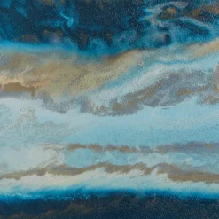 Canvas Art-Kirkland's Home Midnight Tide Canvas Art Prints, Set Of 5 Blue