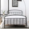 Beds & Headboards-Kirkland's Home Midnight Vintage Arch Full Bed Frame Black