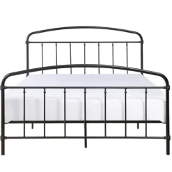 Beds & Headboards-Kirkland's Home Midnight Vintage Arch Queen Bed Frame Black