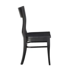 Dining Chairs-Kirkland's Home Midnight Wave Frame Dining Chairs, Set Of 2 Black