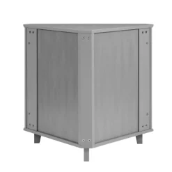 Cabinets & Sideboards-Kirkland's Home Mikie Corner Cabinet Gray