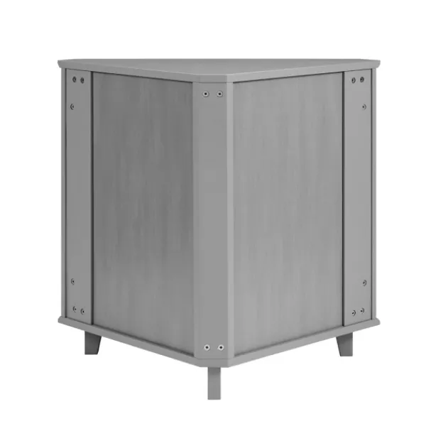 Cabinets & Sideboards-Kirkland's Home Mikie Corner Cabinet Gray