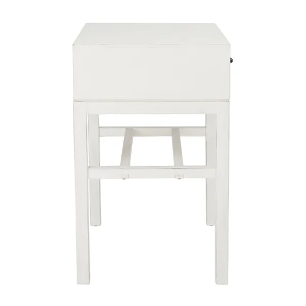 Accent & End Tables-Kirkland's Home Milo Herringbone Accent Table White