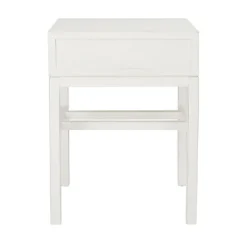 Accent & End Tables-Kirkland's Home Milo Herringbone Accent Table White