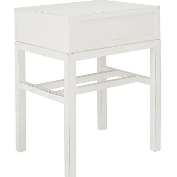 Accent & End Tables-Kirkland's Home Milo Herringbone Accent Table White