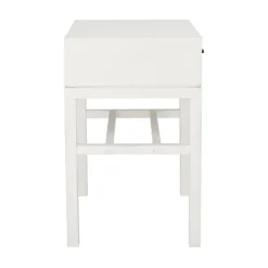 Accent & End Tables-Kirkland's Home Milo Honey Herringbone Accent Table White/Brown