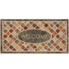 Doormats-Kirkland's Home Mineral Stone Ornamental Entry Doormat Orange/Brown