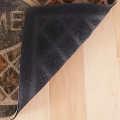 Doormats-Kirkland's Home Mineral Stone Ornamental Entry Doormat Orange/Brown