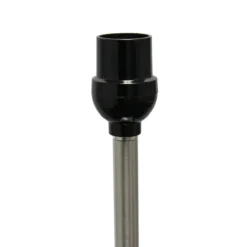 Floor Lamps-Kirkland's Home Minimal Brushed Nickel Stem Floor Lamp White