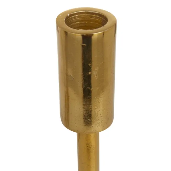 Candle Holders-Kirkland's Home Minimalist Circle Base 3-Pc. Candlestick Set Gold