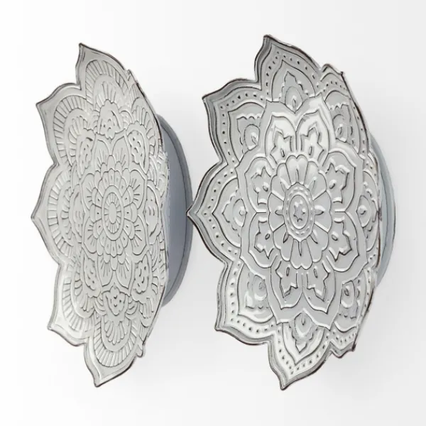Wall Plaques-Kirkland's Home Miranda Lotus Flower Wall Plaque White