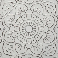 Wall Plaques-Kirkland's Home Miranda Lotus Flower Wall Plaque White