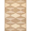 Outdoor Rugs-Kirkland's Home Mitchell Geo Diamonds Outdoor Rug, 8X10 Tan