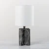 Table Lamps-Kirkland's Home Mod Marbled Gray Table Lamp White