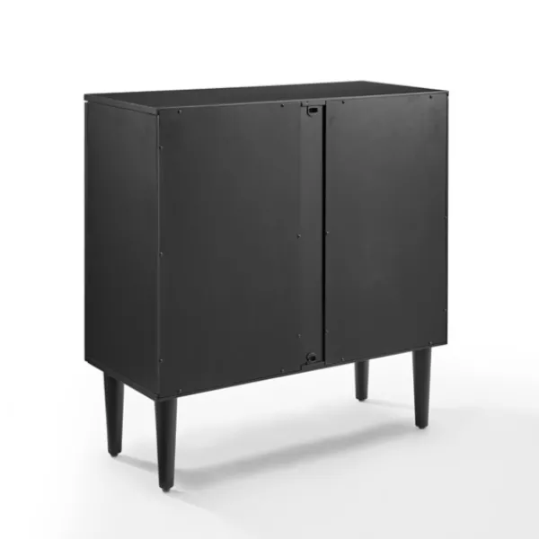 Cabinets & Sideboards-Kirkland's Home Modern Black And Gold Cabinet