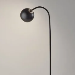 Floor Lamps-Kirkland's Home Modern Globe Shade Floor Lamp Black