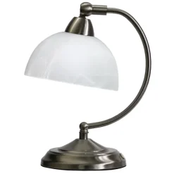 Table Lamps-Kirkland's Home Modern Mini Banker'S Desk Lamp Ivory/Clear