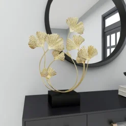 Statues & Figurines-Kirkland's Home Modern Nature Statue Gold