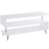 Tv Stands & Media Consoles-Kirkland's Home Modern Shape Tv Stand White
