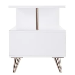Tv Stands & Media Consoles-Kirkland's Home Modern Shape Tv Stand White
