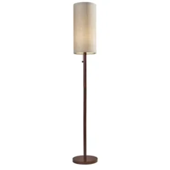 Floor Lamps-Kirkland's Home Modern Wood Emma Floor Lamp Tan