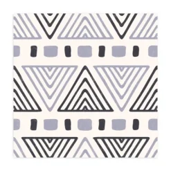 Wall Murals & Wall Decals-Kirkland's Home Monochrome Geo Peel And Stick Wall Mural Black/White