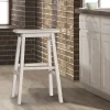 Bar Stools & Counter Height Stools-Kirkland's Home Moreno Sea Counter Stool White