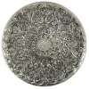 Wall Plaques-Kirkland's Home Mosaic Round Metal Wall Plaque Silver