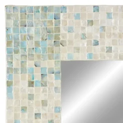 Decorative Mirrors-Kirkland's Home Mother Of Pearl Mosaic Wall Mirror