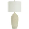 Table Lamps-Kirkland's Home Mottled Brie Ridge Table Lamp Ivory