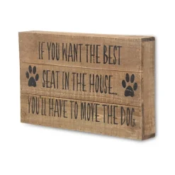 Wall Quotes & Signs-Kirkland's Home Move The Dog Wall Sign Brown