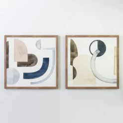 Framed Art-Kirkland's Home Moving Pieces Iii Framed Art Print Multi
