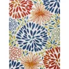 Outdoor Rugs-Kirkland's Home Multicolor Burst Indoor/Outdoor Area Rug, 5X8 Blue/Orange/Green