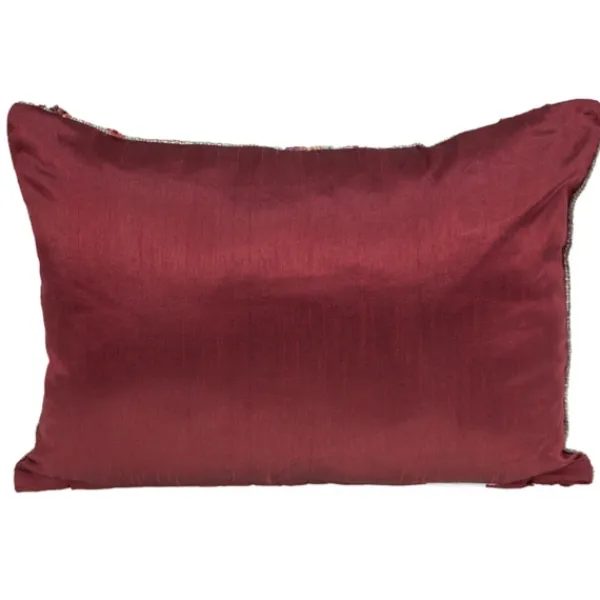 Pillows-Kirkland's Home Multicolor Tapestry Pillow Tan/Red/Multi