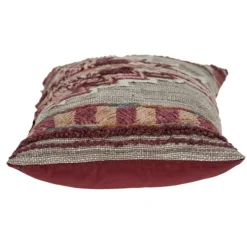 Pillows-Kirkland's Home Multicolor Tapestry Pillow Tan/Red/Multi