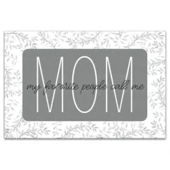 Wall Quotes & Signs-Kirkland's Home My People Call Me Mom Canvas Art Print Gray/White