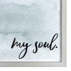 Wall Quotes & Signs-Kirkland's Home My Soul Framed Art Print Blue