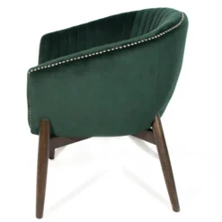 Accent Chairs-Kirkland's Home Nadia Velvet Club Chair Green