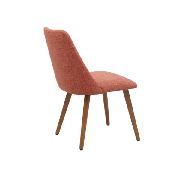 Dining Chairs-Kirkland's Home Nadine Retro Dining Chairs, Set Of 2 Orange