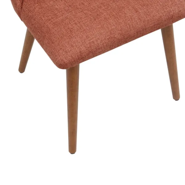 Dining Chairs-Kirkland's Home Nadine Retro Dining Chairs, Set Of 2 Orange