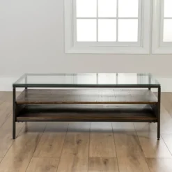 Coffee Tables-Kirkland's Home Nash Coffee Table Brown/Gray