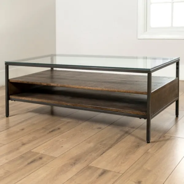 Coffee Tables-Kirkland's Home Nash Coffee Table Brown/Gray