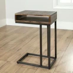 Accent & End Tables-Kirkland's Home Nash C-Table Brown/Gray