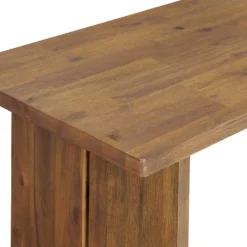 Console Tables-Kirkland's Home Natural Acacia Wood Farmhouse Console