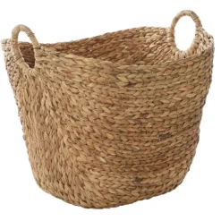 Baskets & Boxes-Kirkland's Home Natural Braided Seagrass Basket Tan