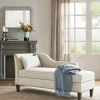 Sofas & Loveseats-Kirkland's Home Natural Brett Accent Chaise Lounge Tan