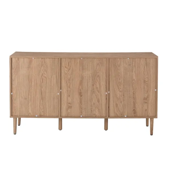 Cabinets & Sideboards-Kirkland's Home Natural Cane Wood Arched Sideboard Cabinet
