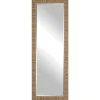 Decorative Mirrors-Kirkland's Home Natural Coastal Full-Length Wall Mirror