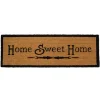 Doormats-Kirkland's Home Natural Coir Home Sweet Home Doormat Tan/Black