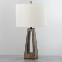 Table Lamps-Kirkland's Home Natural Kaleigh Table Lamp White
